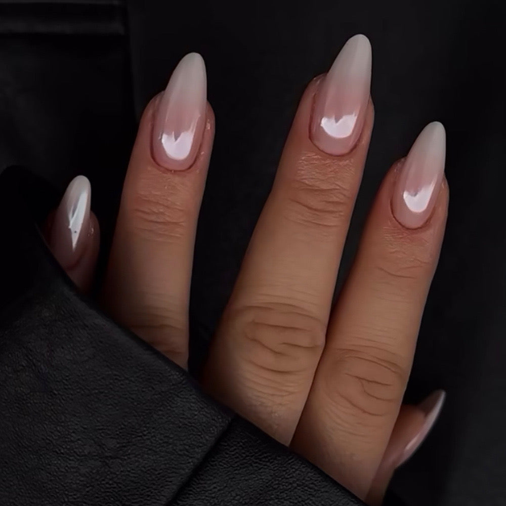 Classy Almond Nails with Soft Gradient
