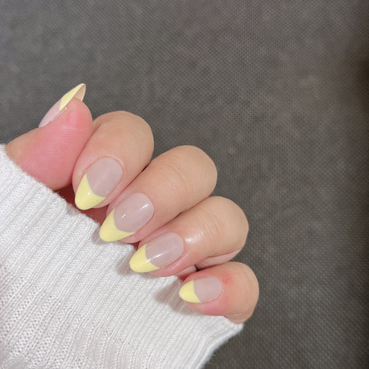 Lemon French Tips