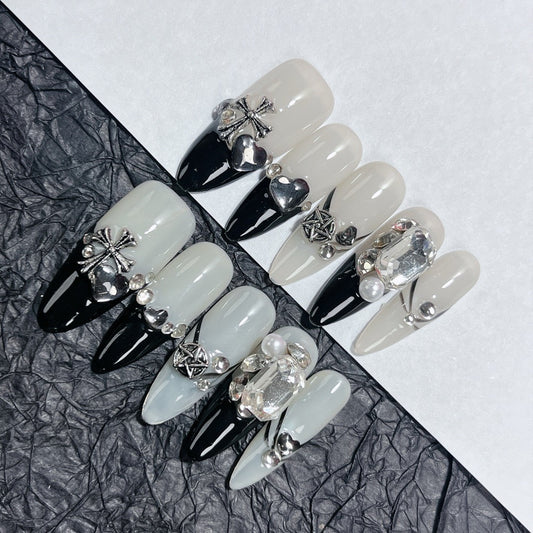 Midnight Glam - Lumi Press-on Nails -